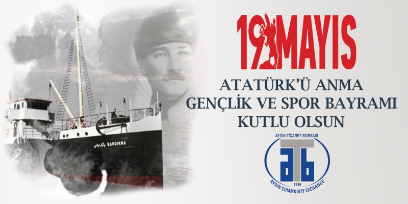 19 Mayıs Atatürk'ü Anma, Gençlik ve Spor Bayramımız Kutlu Olsun 