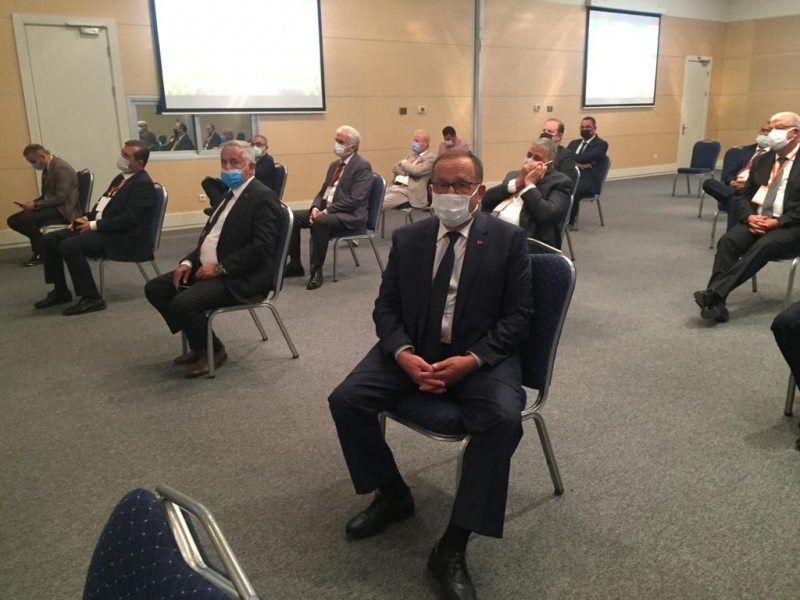 May 29, 2021- Aydın Commodity Exchange Assembly Speaker A.Bahri Erdel and Vice Chairman Cengiz Ülgen attended the 11th Ordinary General Assembly Meeting of the TMO-TOBB LIDAS