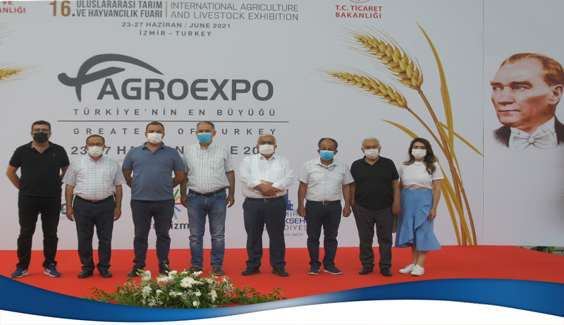 June 25, 2021- Aydın Commodity Exchange Visited Agroexpo International Agriculture and Livestock Farming Fair 