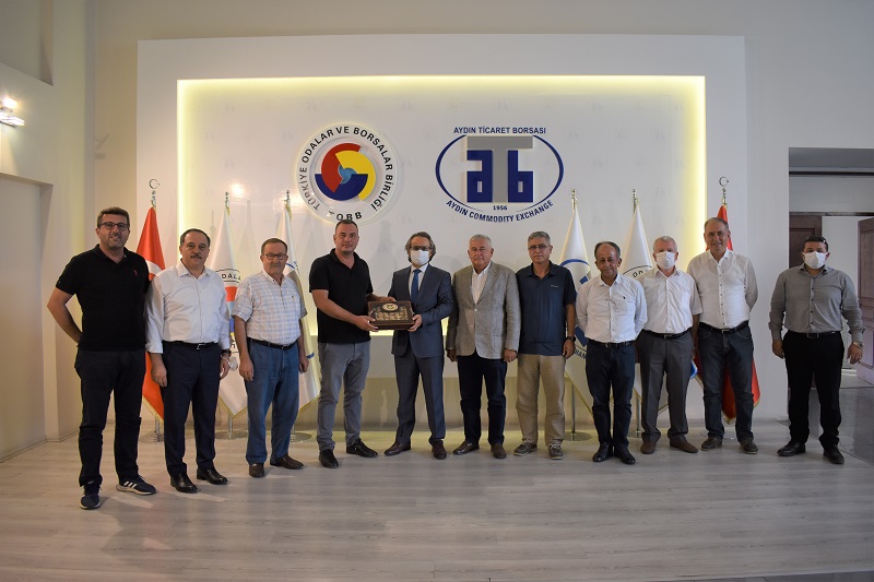 August 18, 2021- Visiting from Chairman of Aydın Tax Office Serdar Şahin to Aydın Commodity Exchange
