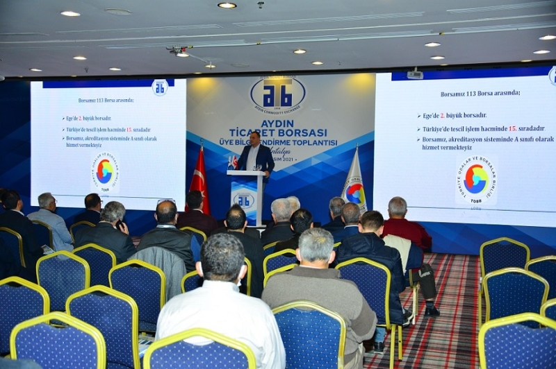 30.11.2021 Aydın Commodity Exchange Made Out A Meeting of Briefing To The Members 