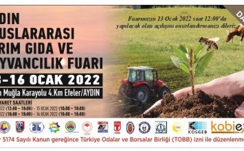 21.12.2021 Aydın International Agriculture, Food and Livestock Fair Will Actualize 9th Times