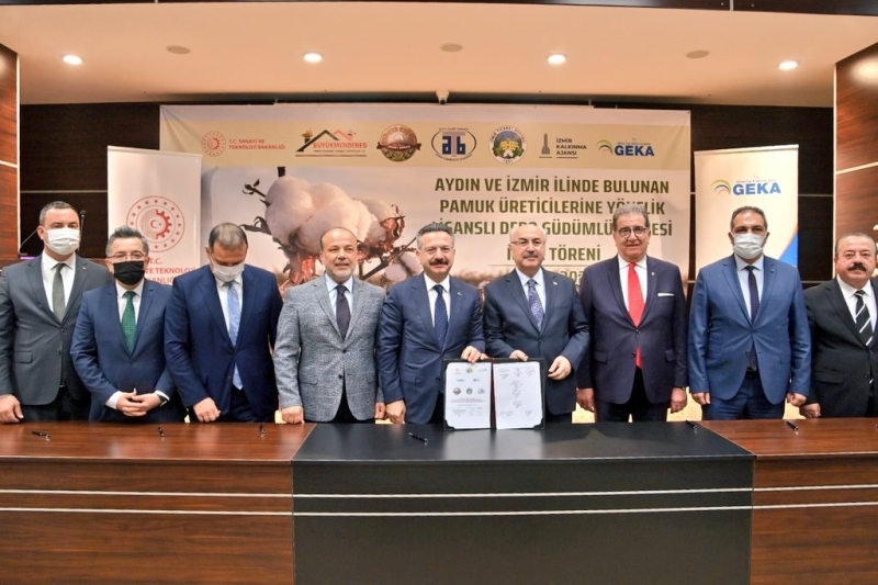 23.12.2021 Fevzi Çondur, Chairman of the Board of Aydın Commodity Exchange, Made An Evaluation Regarding the Signing Ceremony of '' Licensed Warehouse Guided Project for Cotton Producers of Aydın and İzmir Province'''