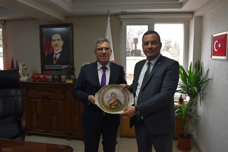 17.02.2022  Aydın Commodity Exchange Visited Cemil Müsevitoğlu, who was appointed as President of Hatay Tax Office  