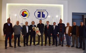 23.02.2022 Aydın Vergi Dairesi Başkanı Serdar Şahin, Vergi Haftası Etkinlikleri Kapsamında  Aydın Ticaret Borsası’nı Ziyaret Etti