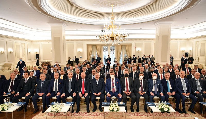 01.04.2022 Aydın Commodity Exchange Speaker A. Bahri Erdel and Vice Chairman Cengiz Ülgen Attended to the Customs and and Tourism Enterprises Ordinary General Meeting of 2021 Year