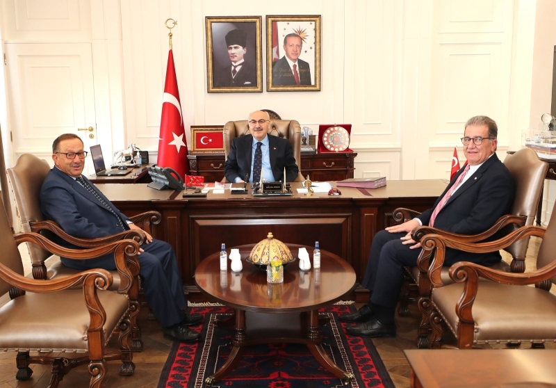 22.04.2022 Aydın Commodity Exchange and Söke Commodity Exchange Paid a Beneficial Visit to  Yavuz Selim Kosger, İzmir Governor 
