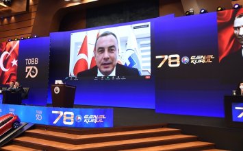 13.05.2022  Fevzi Çondur, Chairman of Aydın Commodity Exchange, Spoke at the 78th Plenary Session Representing The Aegean Region 