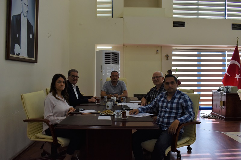 09.05.2022 A. Nejat Sagel, Chairman of Söke Commodity Exchange and The Committee, Being Attendantly Visited Aydın Commodity Exchange   