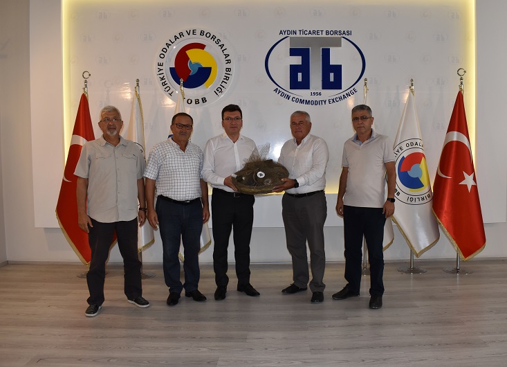 24.08.2022 Efeler Governor Cemal Sahin's Last Visit to Aydın Commodity Exchange