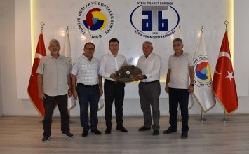 24.08.2022 Efeler Governor Cemal Sahin's Last Visit to Aydın Commodity Exchange