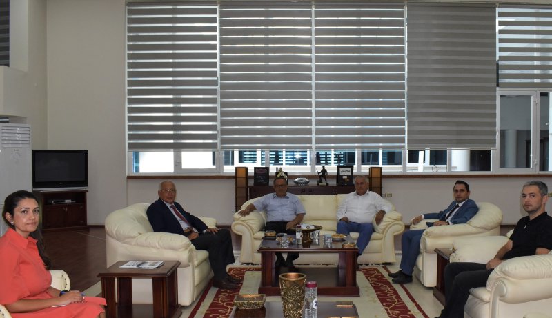 07.09.2022 Bayındır and Iskan Former Minister of Public Cengiz Altınkaya Paid A Courtesy Visit to Aydın Commodity Exchange          