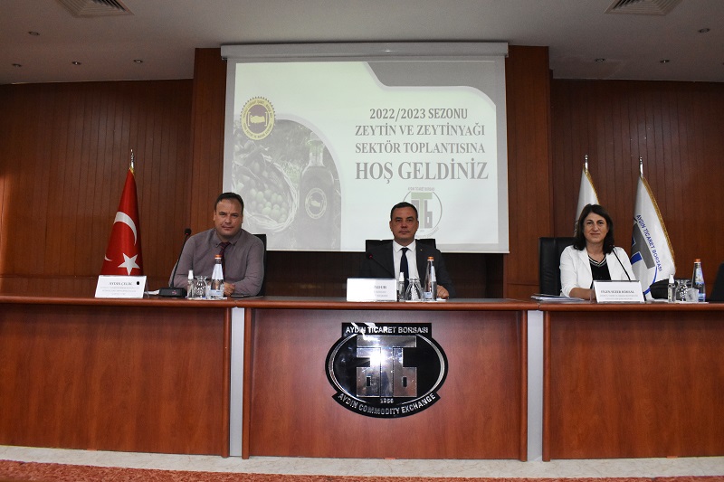 19.10.2022 Aydın Ticaret Borsası'nda Zeytin ve Zeytinyağı Sektörünün Sorunları Konuşuldu
