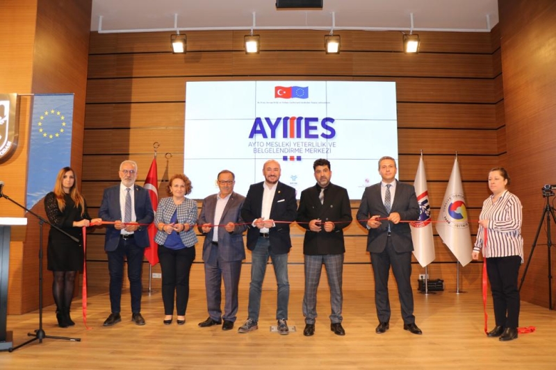 28.10.2022 Aydın Commodity Exchange Vice Chairman Cengiz Ülgen Attended to The AYMES- AYTO Professional Competence and Certification Centre of Inauguration 