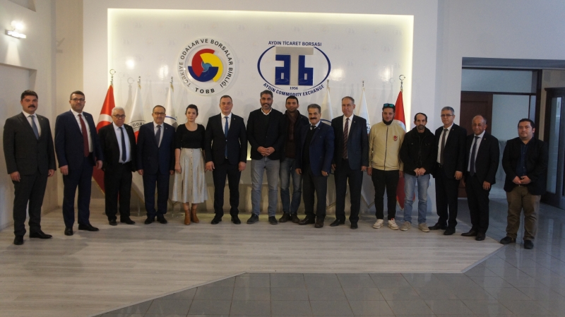 16.11.2022 Aydın Journalists Association's Visit to the Management of Aydın Commodity Exchange