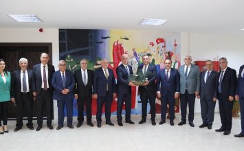 09.11.2022 Aydın Ticaret Borsası Yönetimi,  Aydın İl Emniyet Müdürü Mehmet Suat Ekici’ye Nezaket Ziyaretinde Bulundu