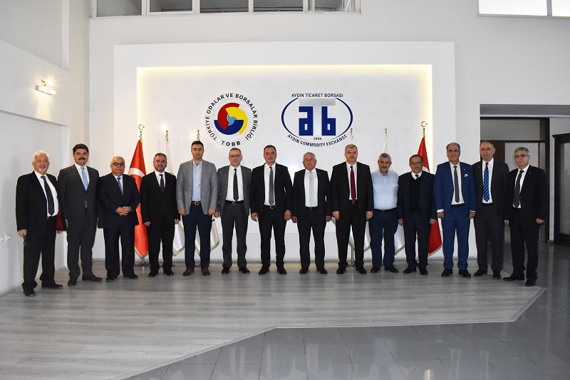 01.11.2022 Aydın Province Institutional Directors Visit to Aydın Commodity Exchange Management 