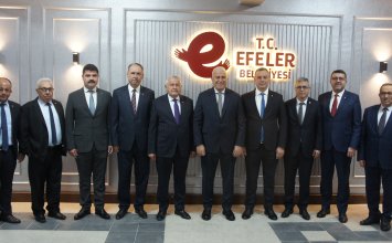 16.11.2022 Aydın Commodity Exchange Management Visited Efeler Mayor Mehmet Fatih Atay