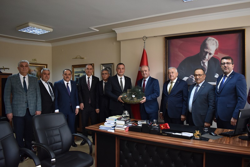 09.11.2022 Aydın Commodity Exchange Chairman and His Delegations Visited To Aydın Chief Public Prosecutor Kurtca Eker             