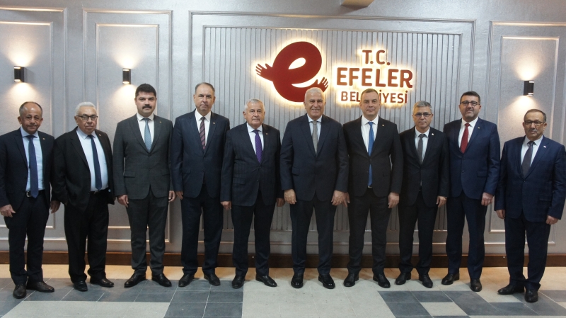 16.11.2022 Aydın Ticaret Borsası Yönetimi, Efeler Belediye Başkanı Mehmet Fatih Atay'a İade-i Ziyarette Bulundu