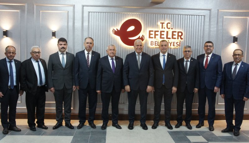 16.11.2022 Aydın Ticaret Borsası Yönetimi, Efeler Belediye Başkanı Mehmet Fatih Atay'a İade-i Ziyarette Bulundu