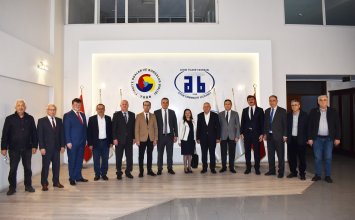 23.11.2022 Aydın Provincial Directors Keep On With Well Wishing Visit To Chairman of Aydın Commodity Exchange Fevzi Çondur and His Management
