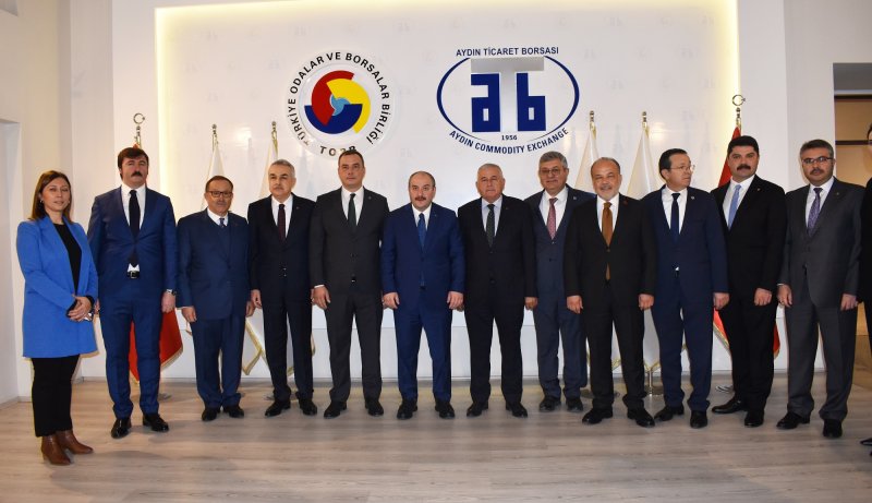 23.12.2022 Aydın Commodity Exchange Welcomed The Minister of Industry and Technology Mustafa Varank