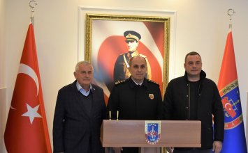 31.01.2023 A Visiting To Aydın Provincial Gendarme Commander J.Kd.Alb Ali Naci Aldemir From Aydın Commodity Exchange