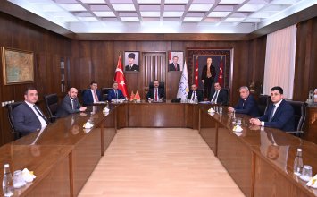 15.02.2023 Fevzi Condur, Aydın Commodity Exchange Chairman, Attended To The Meeting of Earthquake Coordination Chaired By Aydın Governor Huseyin Aksoy 