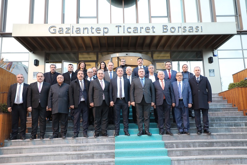 03.02.2023 Aydın Ticaret Borsası’ndan Gaziantep Ticaret Borsası’na Anlamlı Ziyaret