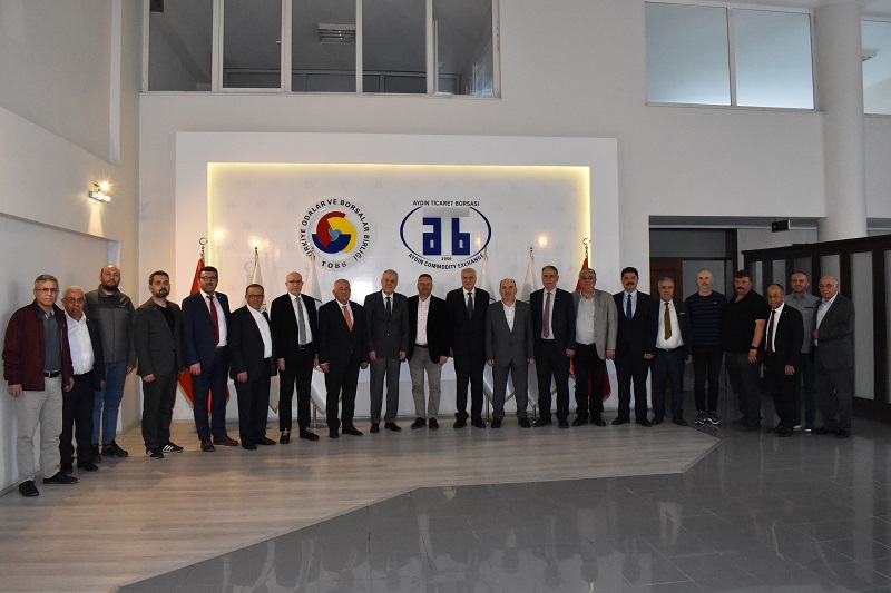 27.04.2023 Aydın Ticaret Borsası,  10.Aydın Uluslararası Tarım, Gıda ve Hayvancılık Fuarı’nda İstanbul, Kastamonu ve Gemlik Ticaret Borsalarını Ağırladı