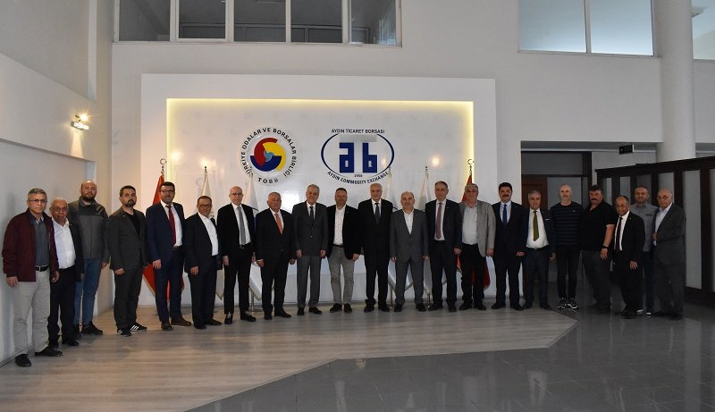 27.04.2023 Aydın Ticaret Borsası,  10.Aydın Uluslararası Tarım, Gıda ve Hayvancılık Fuarı’nda İstanbul, Kastamonu ve Gemlik Ticaret Borsalarını Ağırladı