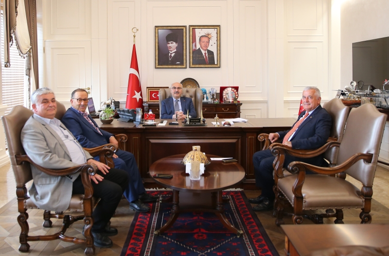 25.04.2023 Aydın Commodity Exchange Extended an Invitation Izmir Governor Yavuz Selim Kosger to 10th Aydın International Agriculture, Food and Livestock Fair