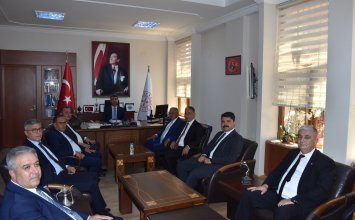 02.08.2023 Aydın Commodity Exchange Management Visited Aydın Receiver General Veysel Sezgin
