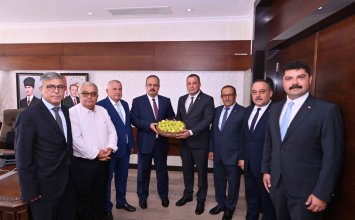 22.08.2023 Aydın Ticaret Borsası’ndan Aydın Valisi Yakup Canbolat’a Hayırlı Olsun Ziyareti