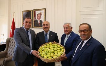 03.08.2023 Visiting From Aydın Commodity Exchange to Izmir Governor Yavuz Selim Kosger 