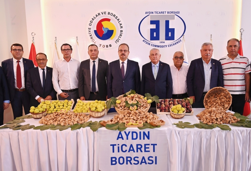 23.08.2023 Aydın Ticaret Borsası, Sezonun İlk Kuru İncirini Üreticiden Teslim Aldı 