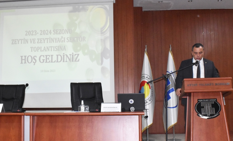 18.10.2023 İssues of Olive and Olive Oil Sector Was Discussed at Aydın Commodity Exchange 