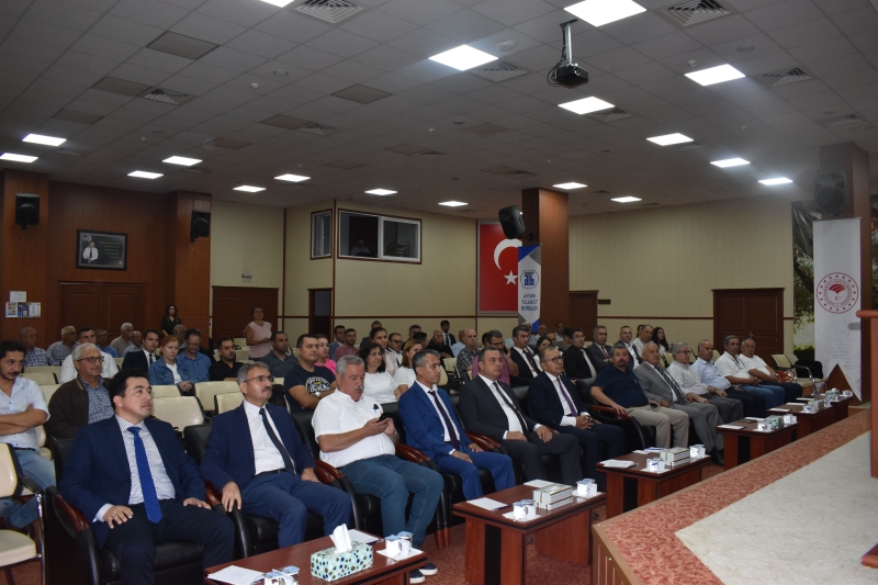 28.09.2023  Farmers and Producer Agricultural Technologies Aydın Meeting was Held at Aydın Commodity Exchange