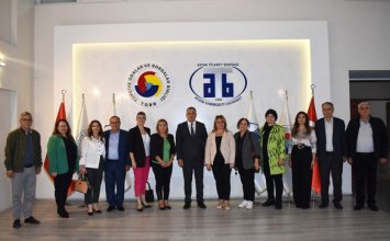 08.11.2023 TOBB Aydın Kadın Girişimciler Kurulu Aydın Ticaret Borsası’nı Ziyaret Etti