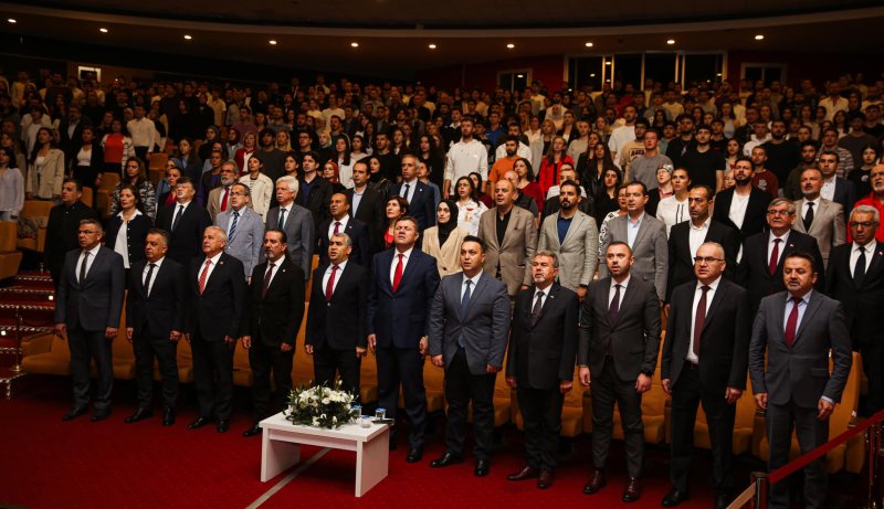 01.11.2023 Aydın Ticaret Borsası Meclis Başkanı A.Bahri Erdel, Cumhuriyetin 100.yılı Kutlama Programına Katılım Sağladı