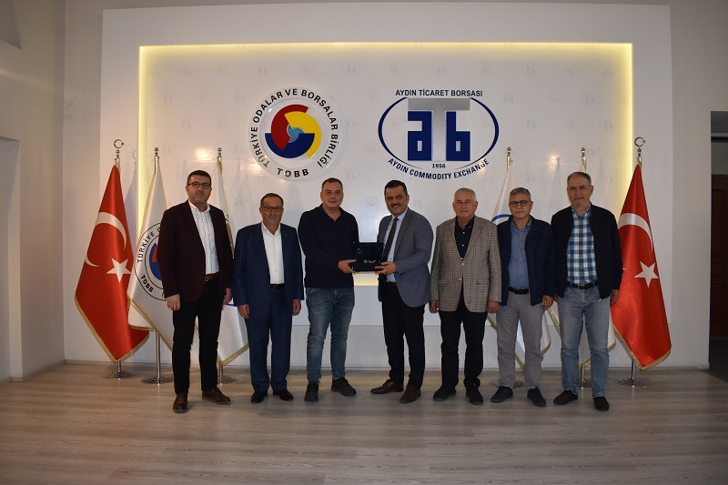 15.11.2023 Media Association Aydın Branch Manager Hasim Poyraz Visited Aydın Commodity Exchange 