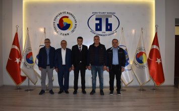 15.11.2023 TvDEN Chairman Journalist Emin Aydın Visited Aydın Commodity Exchange 