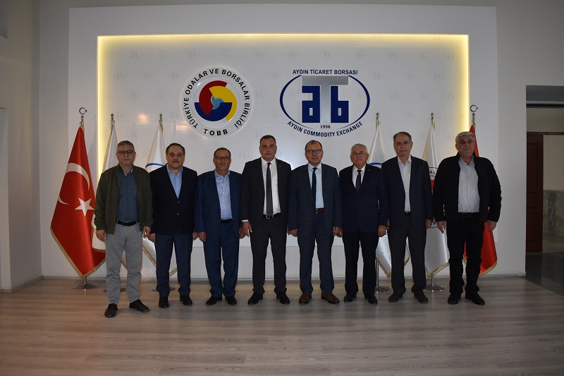 08.11.2023 Aydın Provincial Director of Agriculture and Forestry Ibrahim Altıntas Visited to Aydın Commodity Exchange 