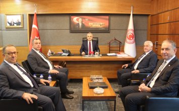 21.11.2023 Aydın Commodity Exchange Visited to Aydın Deputy Mustafa Savas at Grand National Assembly of Turkiye 