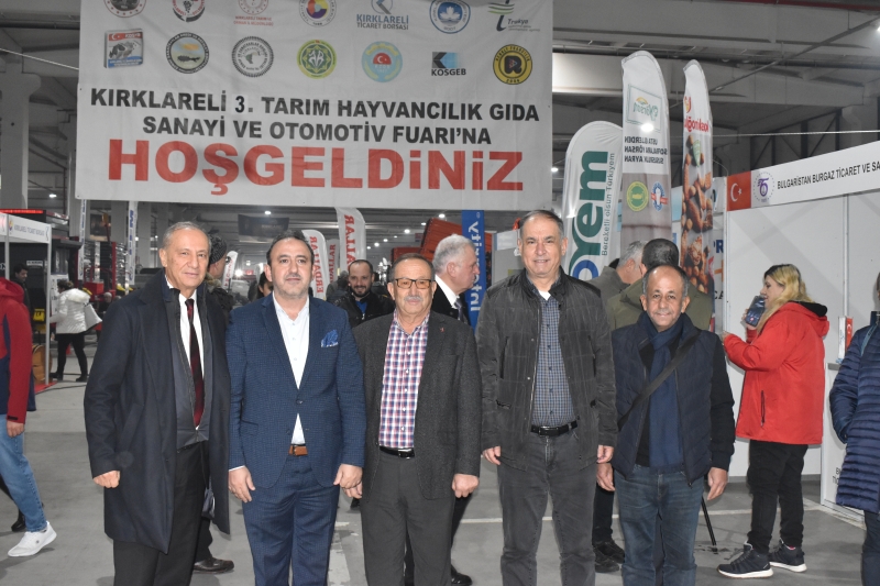 30.11.2023 Aydın Ticaret Borsası, Kırklareli 3.Tarım Gıda Sanayi ve Otomotiv Fuarı’nı Ziyaret Etti