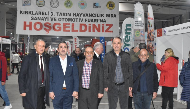 30.11.2023 Aydın Ticaret Borsası, Kırklareli 3.Tarım Gıda Sanayi ve Otomotiv Fuarı’nı Ziyaret Etti