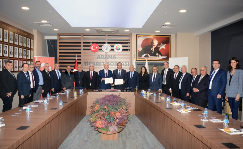 19.01.2024 Aydın Commodity Exchange and Adana Commodity Exchange Signed Sister Commodity Exchange Cooperation 