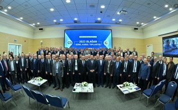 08.03.2024 Fevzi Condur, Chairman of Aydın Commodity Exchange, Attended the 2023 Ordinary General Assembly Meeting of Customs and Tourism Enterprises (GTI)
