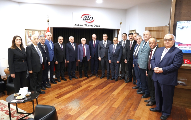 01.03.2024 Meaningful Visit from Aydın Commodity Exchange to Ankara Chamber of Commerce